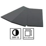 thumbnail of Lot de 3 Verres Noirs 50 x 105 mm Teinte DIN 11