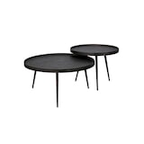 thumbnail of KAWOLA Couchtisch MAURI Set 2-tlg. Stahl schwarz