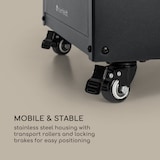 thumbnail of Flagranti Plus Gasheizstrahler 8kW Seitentische Edelstahl 6 Schwarz