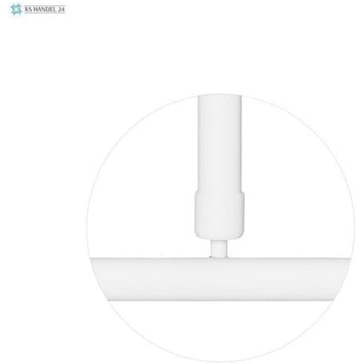 Winkelstange 150x150 cm Überlänge barrierefrei Weiss 2x Deckenhalterungen Badewanne
