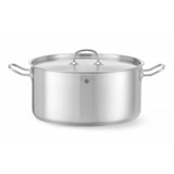 thumbnail of HENDI Topf niedrig - mit Deckel, Kitchen Line, 11,9L, ⌀320x(H)150mm