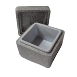thumbnail of Caja Isotérmica con Tapa Porexpan Color Gris 0,5  Litros