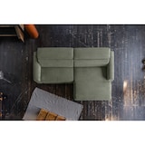 thumbnail of KAWOLA Sofa LAISKA Ecksofa Cord olivgrün Longchair rechts