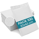 thumbnail of 100 Luftpolsterumschläge Weiß 30x43 cm | Sicherer Versand | Versandtaschen für Vinted & Pakete