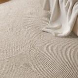 thumbnail of NYVI Teppich Eleni - Ø 200 cm Rund - Natur Weiß