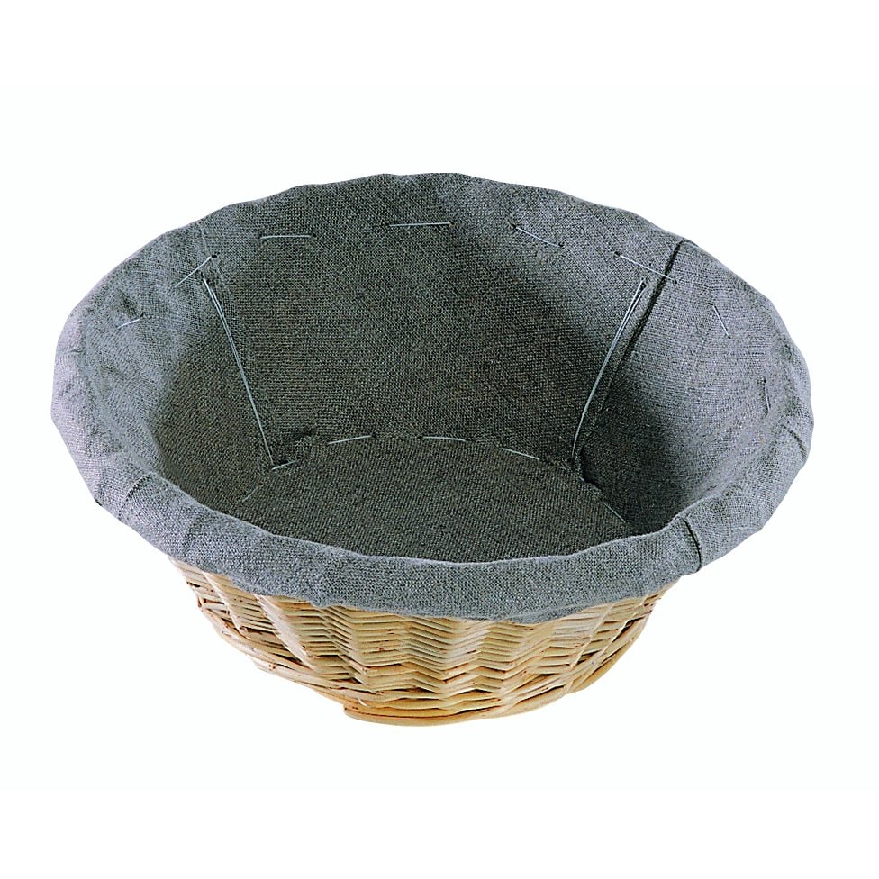 Vannerie de Villaines Runder Korb mit Leinen D.32 H.13 - 3kg