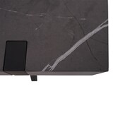 thumbnail of TV-Rack HWC-L54, Fernsehtisch Lowboard TV-Tisch, Metall 42x120x40cm ~ Marmor-Optik grau