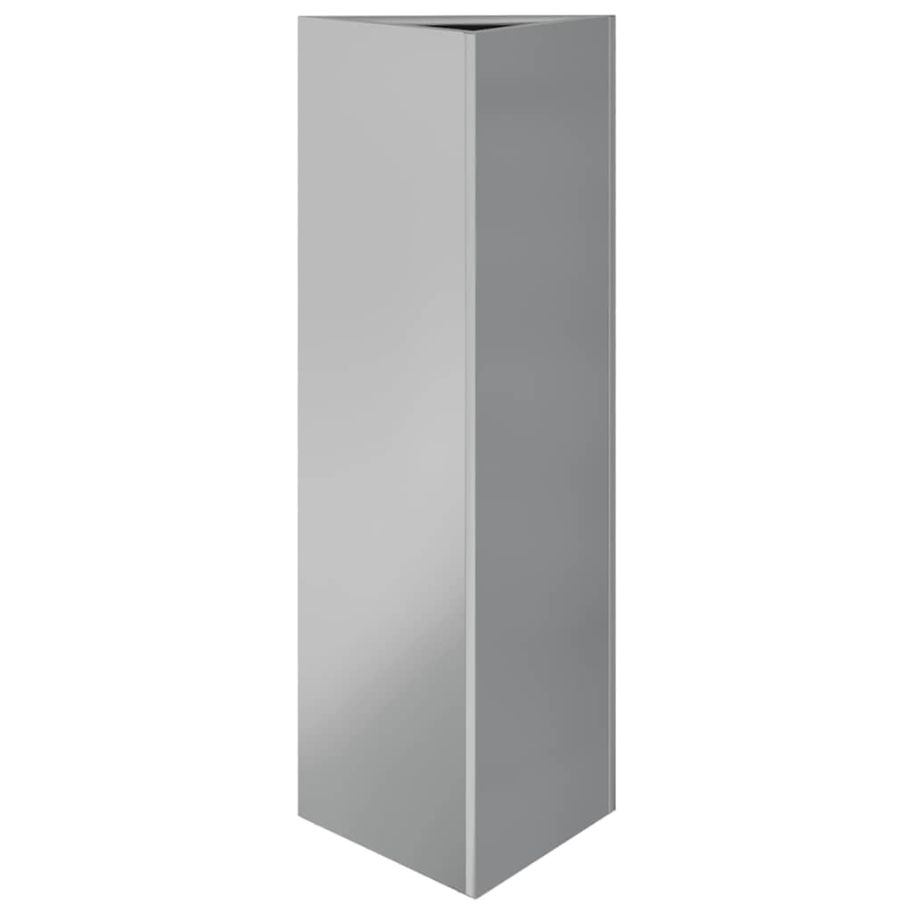 vidaXL Pflanzkübel Dreieckig 30x26x75 cm Verzinkter Stahl