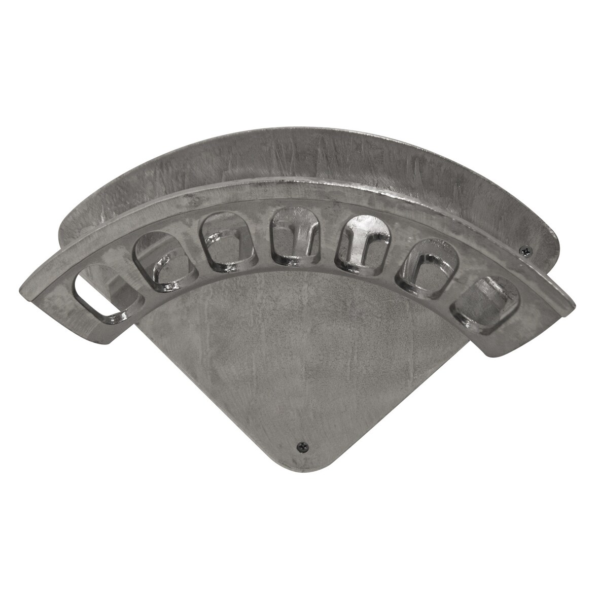 PROREGAL Wandschlauch-/Kabelhalter aus Aluguss | Größe 3 | HxBxT 25,5x35x14,5cm | ALuminium