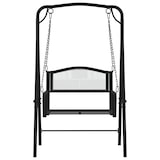 thumbnail of vidaXL Hollywoodschaukel 124 cm Schwarz Stahl