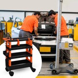 thumbnail of WellHome - Carrinho de transporte 68x35x87,5cm em preto e laranja