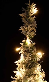thumbnail of vidaXL Pop-Up-Weihnachtsbaum Künstlich Beschneit 200 LEDs 210 cm