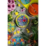 thumbnail of Excelsa service 18 assiettes Mexican Flowers porcelaine multicolore