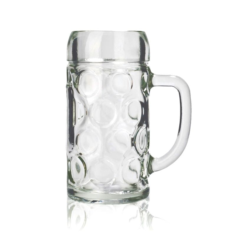 6x Stölzle Oberglas Isar Bierkrug 0,4 l, geeicht