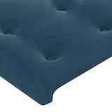 thumbnail of vidaXL LED Kopfteil Dunkelblau 103x16x78/88 cm Samt