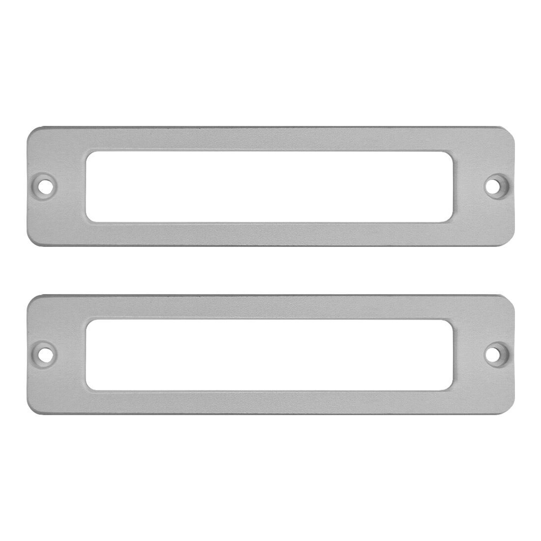 CombiCraft Etikettenhalter aus Aluminium 100x25 mm mit 2 Befestigungslöcher - pro 25 Stück