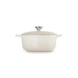 thumbnail of Le Creuset Signature Roaster round 24cm meringue (21177247164430)