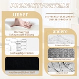 thumbnail of Merax Schlafsofa Modulares 3-Sitzer Sofa mit Seitentaschen – aus Chenille, beliebig kombinierbar, Schwarz