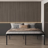 thumbnail of Metallbett RUKIM - Metall Schwarz 100x200x41 cm | Bett 100x200 Bettrahmen Metall Doppelbett