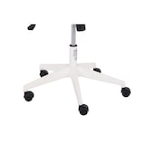 thumbnail of SIGMA Chaise de bureau EC507, tissu, hauteur d'assise réglable, gris/blanc