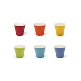 thumbnail of Excelsa set de 6 vasos para café con bandeja Coffee Color de porcelana 7,5 cl multicolor