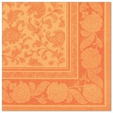 thumbnail of 20 Servietten "ROYAL Collection" 1/4-Falz 40 cm x 40 cm orange "Ornaments"