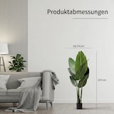thumbnail of IvoQ Strelitzia Kunstpflanze 120 cm - Paradiesvogelblume im Topf - Lebensechte künstliche Zimmerpflanze für den Innenbereich