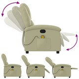 thumbnail of vidaXL Massagesessel Relaxsessel Echtleder Creme