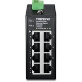 thumbnail of TRENDnet TI-ELC80 8-Port Ethernet Mini Switch Industrial DIN-Rail