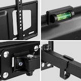 thumbnail of tectake Soporte de pared inclinable y giratorio para TV de 32" a 100" (81-254 cm), VESA 600 x 400, soporta hasta 60 kg  negro - 402611