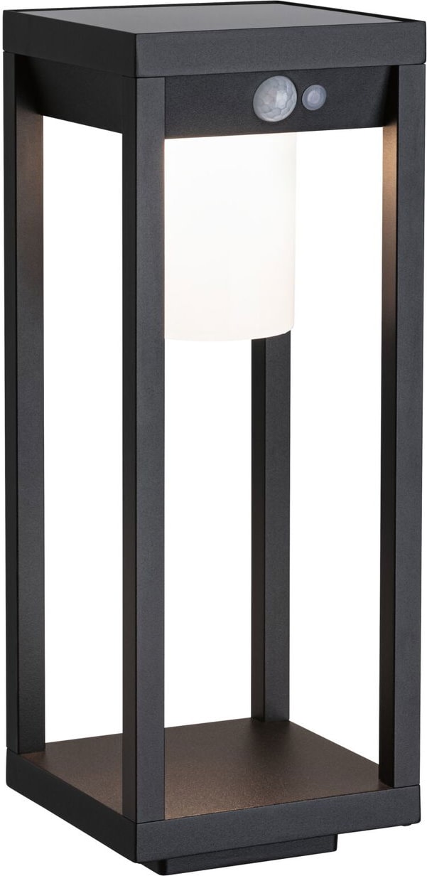 Paulmann Solar LED Lichtobjekt Solar Marisol Bewegungsmelder IP44 3000K 350lm Schwarz 94573