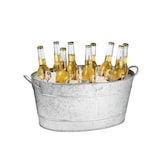 thumbnail of TABLECRAFT - BT1914 - Secchio per bevande ovale - Capacità 25 L - 58 x 37 x 24 cm - Acciaio zincato