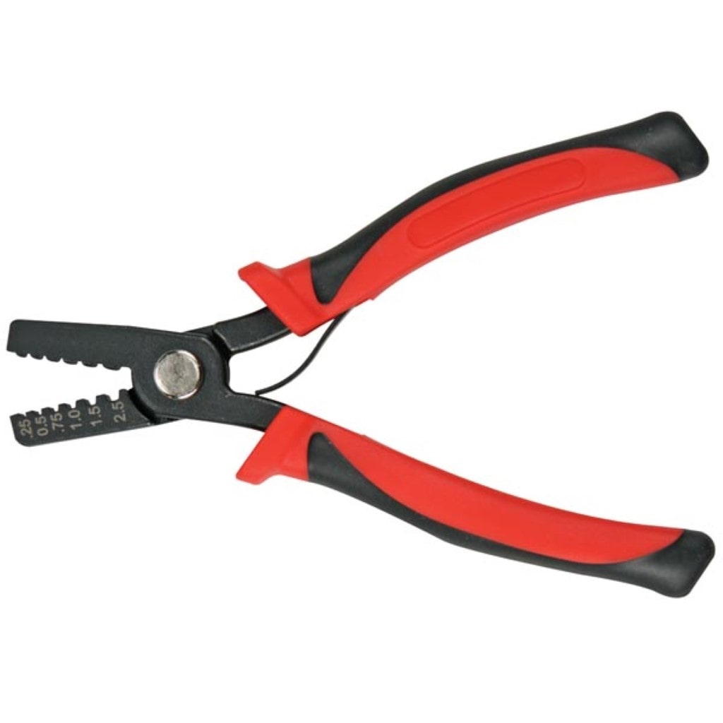 Professionelle Crimpzange für präzise und zuverlässige Crimp-Leistung, geeignet für Aderendhülsen von 0,25 mm² bis 2,5 mm²