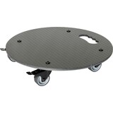 thumbnail of WAGNER Pflanzenroller HPL BLACK Ø 38 x 7,5 cm, innen & außen, Soft-Rollen Bremse, Tragkraft 100 kg, DE Ware - 20063001