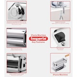 thumbnail of Imperia - Laminador de Massa Classic Line. Máquina de massas. Máquina de massa fresca em aço. Laminador de massa manual com manivela.