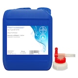 thumbnail of Destilliertes Wasser I Ph. Eur. - AQUA PURIFICATA - 10 Liter Kanister inkl. 1 x AGH I Laborwasser I HERRLAN-Qualität Made in Germany