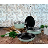 thumbnail of Magefesa Nordic Verde Set di Pentole Induzione 6-Piece Antiaderente Casseruoli, Padelle Design Vintage, Verde
