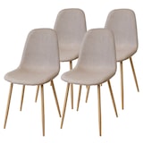 thumbnail of Esszimmerstühle 4er Set FANO beige - Komfortabler Polsterstuhl für Modernes und Stilvolles Design am Esstisch - Küchenstuhl oder Stuhl Esszimmer
