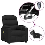 thumbnail of vidaXL Massagesessel Elektrisch Schwarz Stoff