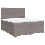 thumbnail of vidaXL Boxspringbett mit Matratze Taupe 200x200 cm Stoff