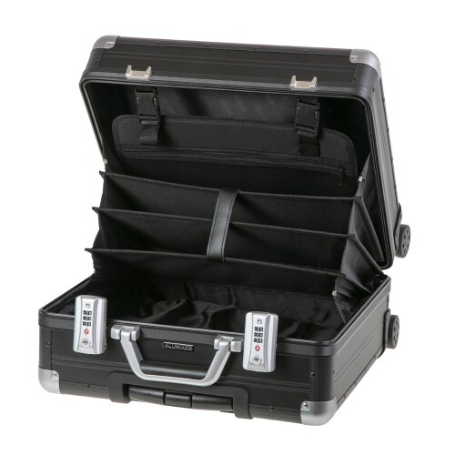 ALUMAXX Business Trolley GEMINI 45173 Aluminium matt schwarz