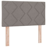 thumbnail of vidaXL Boxspringbett mit Kissen mit Kopfteil Taupe 200 x 80 cm Stoff
