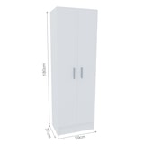 thumbnail of Armadio Armadietto Multiuso A Colonna Con 2 ante e 8 Ripiani Scarpiera Portascarpe Ingresso Camera Da Letto Design Moderno 59 x 37 x 180 Cm Bianco