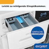 thumbnail of Exquisit Waschmaschine 9kg, Energieeffizienzklasse A, max. 1400 U/Min, Aquastop, Kurzprogramm, Startzeitvorwahl, 16 Waschprogramme, WA59214-340A weiss