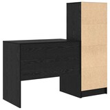thumbnail of vidaXL Schreibtisch mit Schubladen 2 pcs Schwarz Eichen-Optik