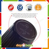 thumbnail of DayBays 400 Stk. Thermobecher Einweg 180ml Ø70mm braun-weiß Automatenbecher aus PS Automatengängig