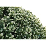 thumbnail of Kunststruik HWC-L77, buxus bol decoratieve plant buxus bol kunstplant buxus, buiten Ø 55cm ~ wit