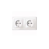 thumbnail of Merten SCHUKO-Steckdose pws/gl MEG2328-1419