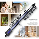 thumbnail of BEARWARE 1x Analoges Thermometer aus Metall, wetterfest Außenwetterstation (Messbereich -40° bis +50° C – klassisches Design)