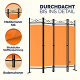 thumbnail of Casaria Paravent Raumteiler Sichtschutz Verstellbar 180x163cm Orange